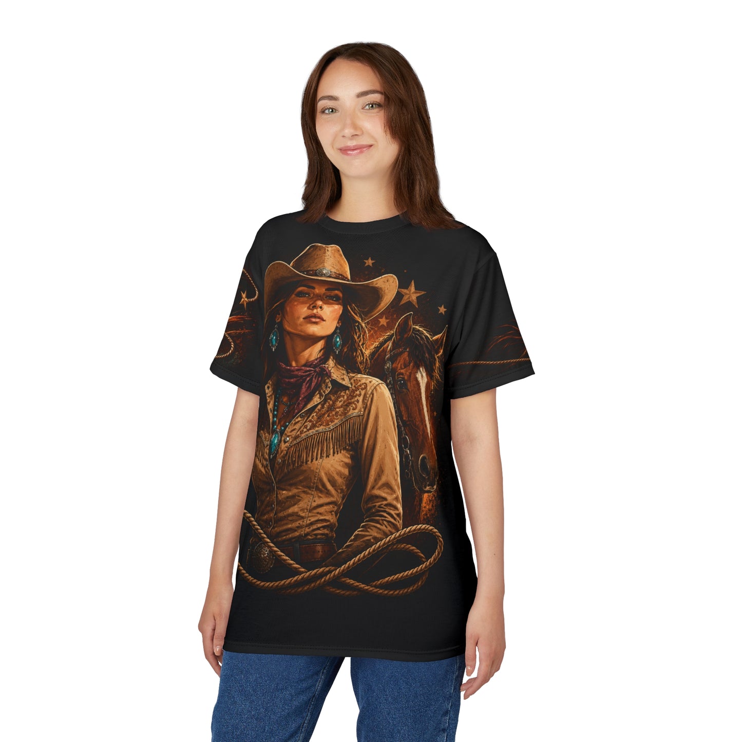 Rodeo Queen All-Over Print T-Shirt | FREE Shipping