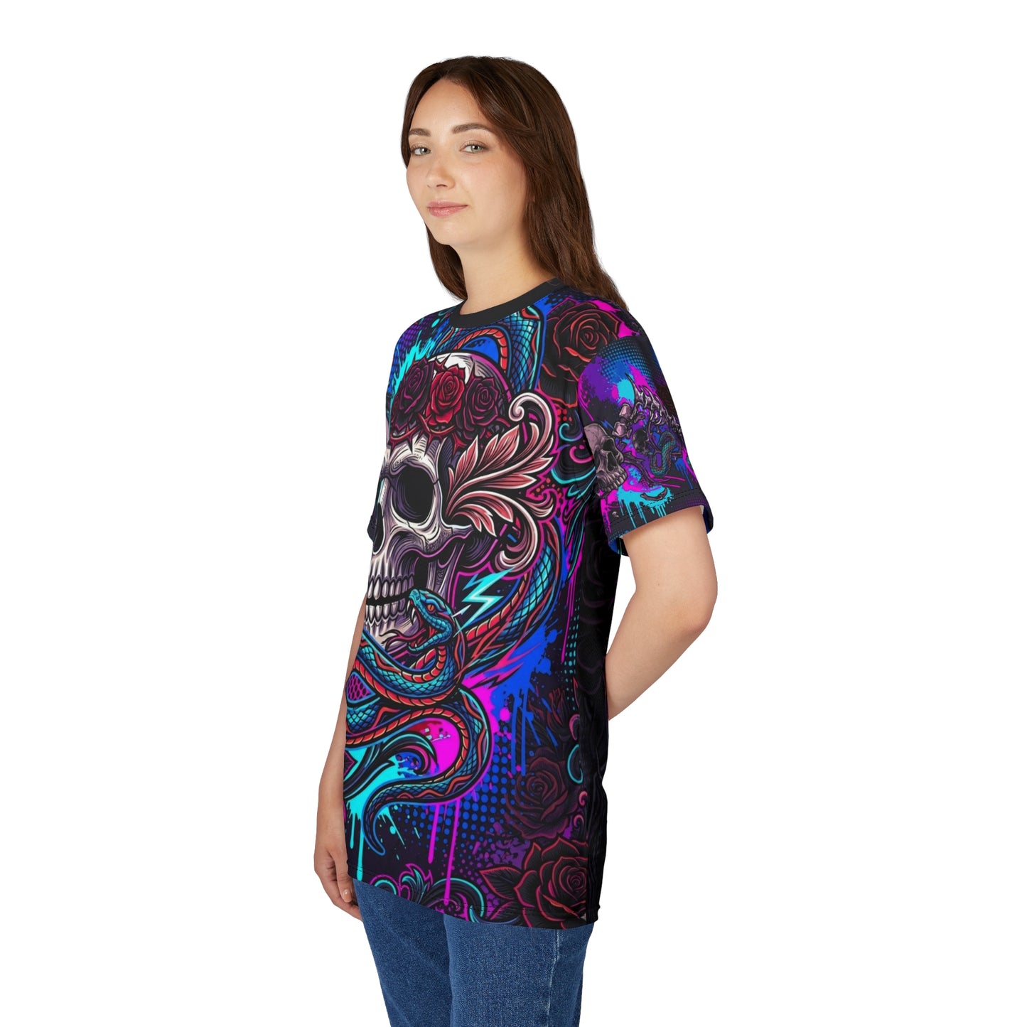 Skull All-Over Print T-shirt