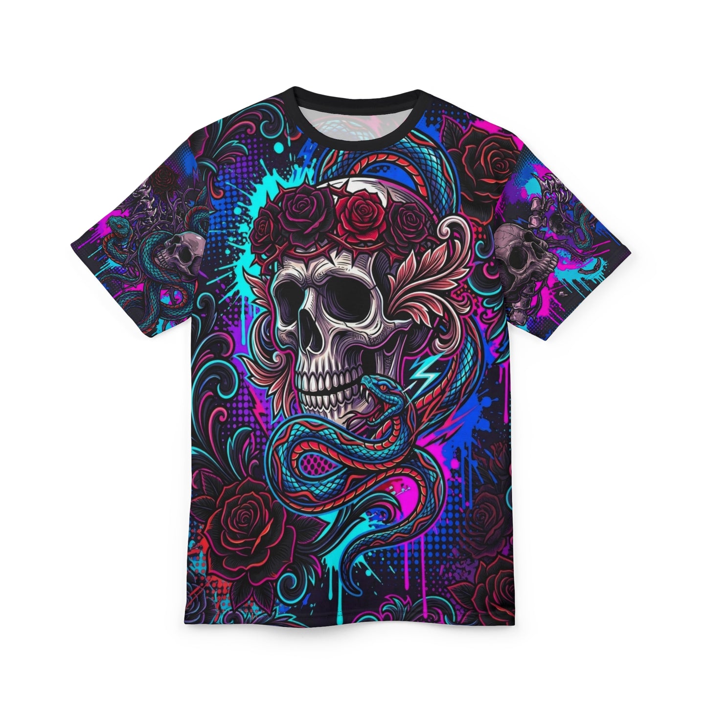 Skull All-Over Print T-shirt
