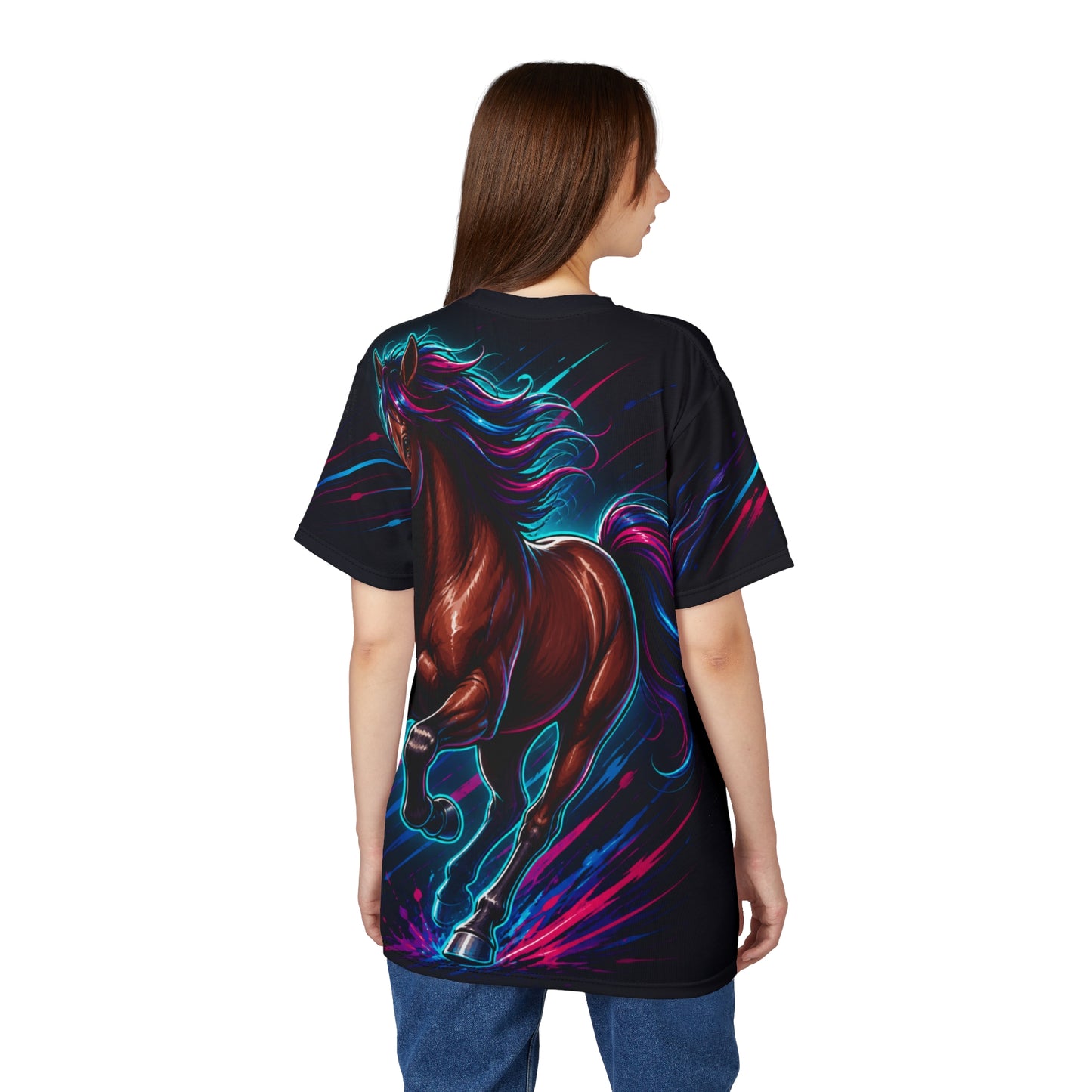 Personalized Horse Girl All-Over Print T-Shirt | FREE Shipping