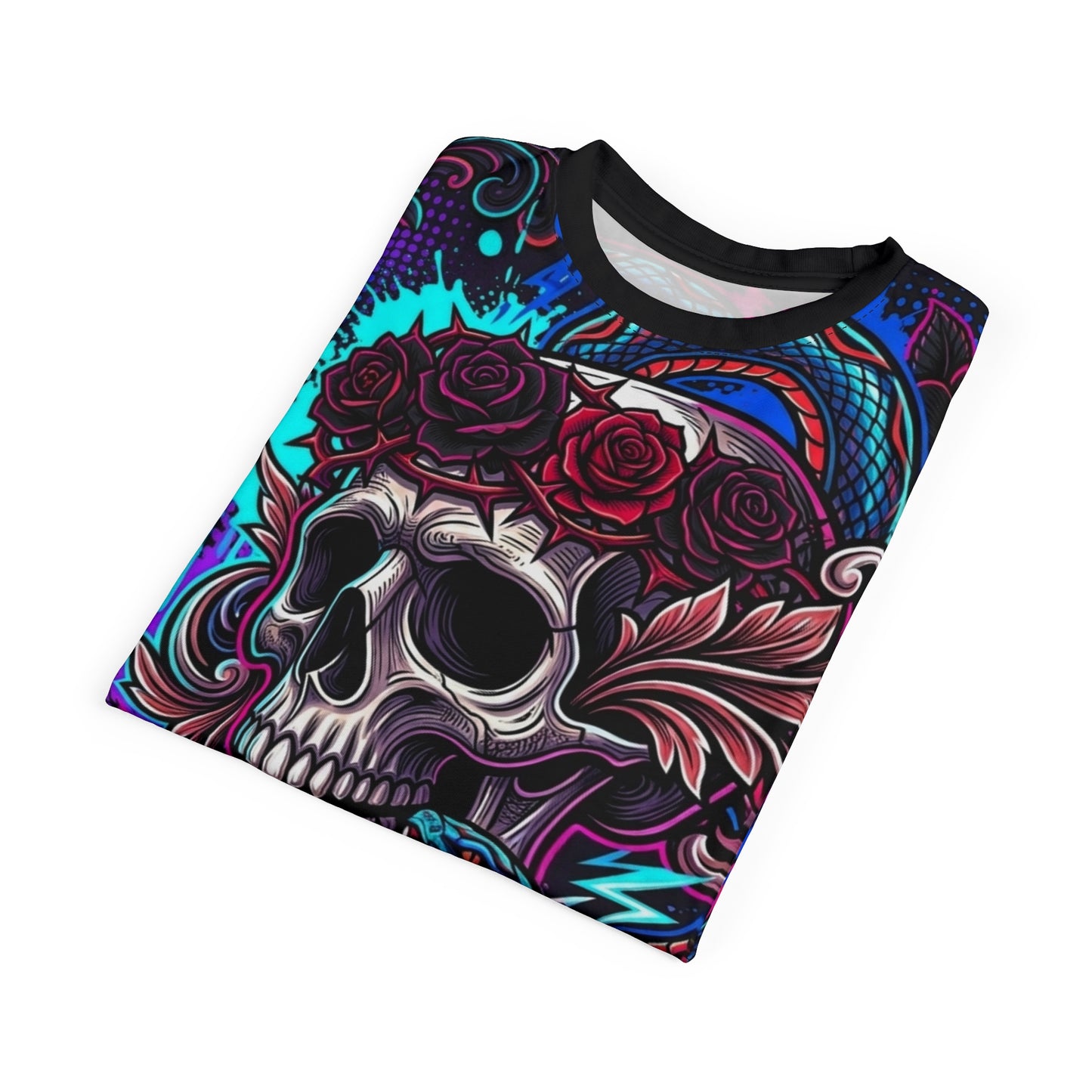 Skull All-Over Print T-shirt