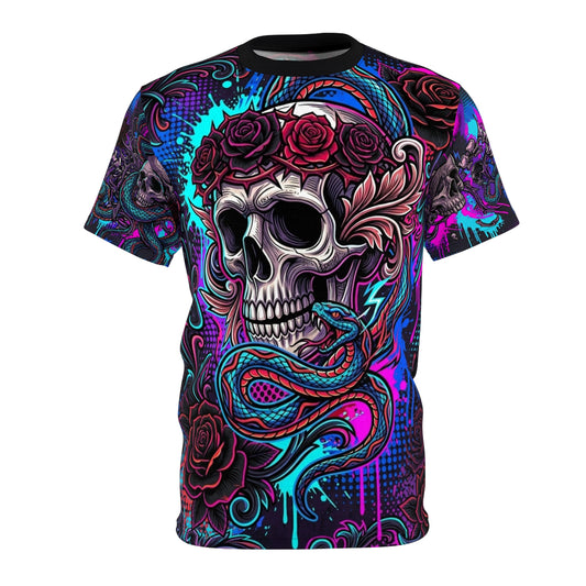 Skull All-Over Print T-shirt