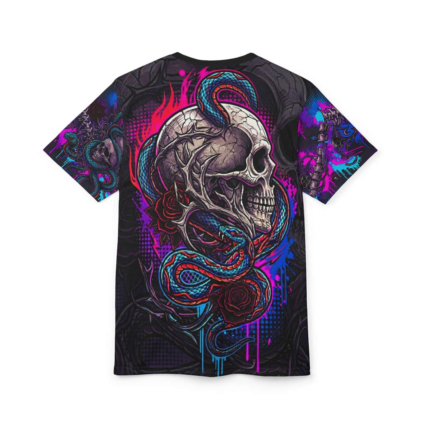 Skull All-Over Print T-shirt
