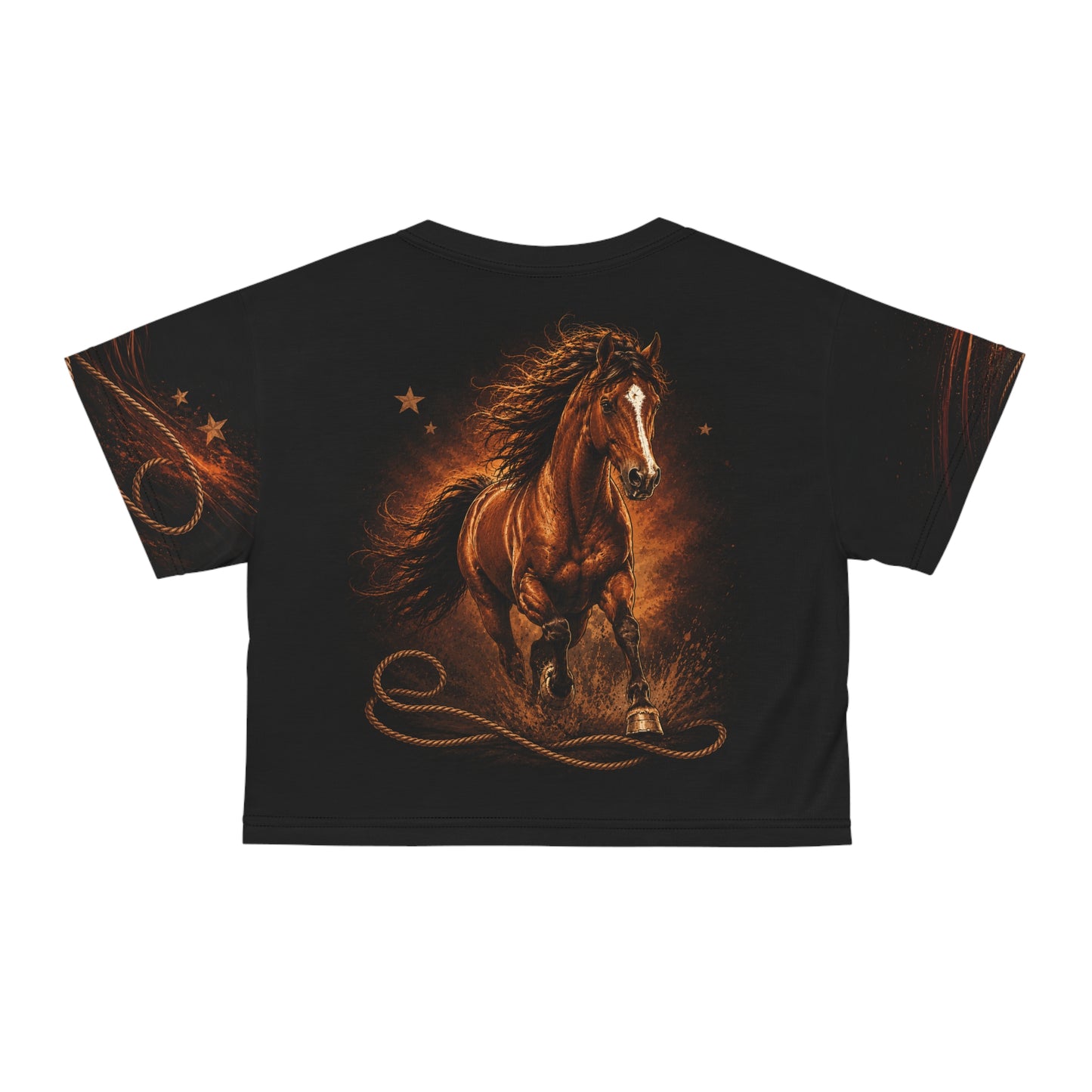 Rodeo Queen All-Over Print Crop Tee | FREE Shipping
