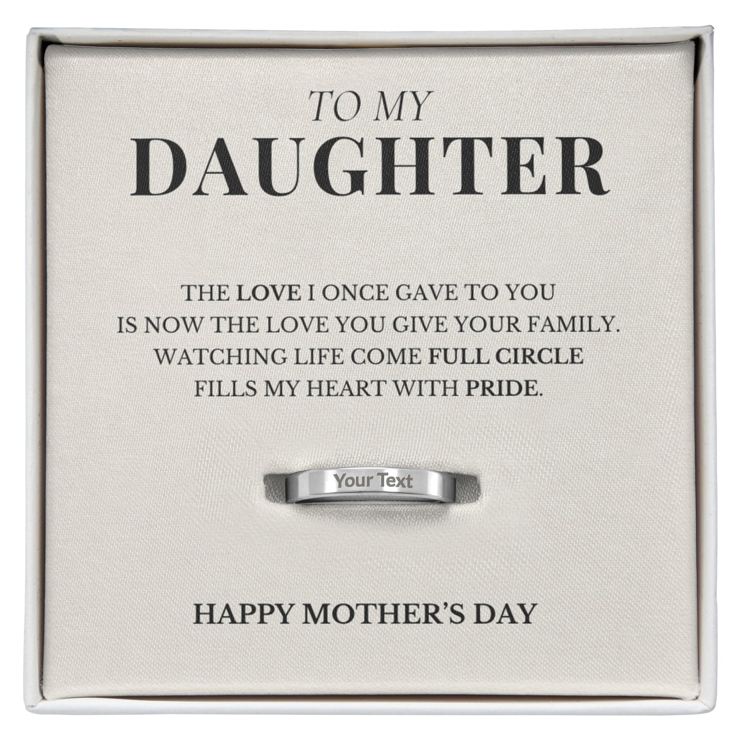 To My Daughter - Happy Mother's Day