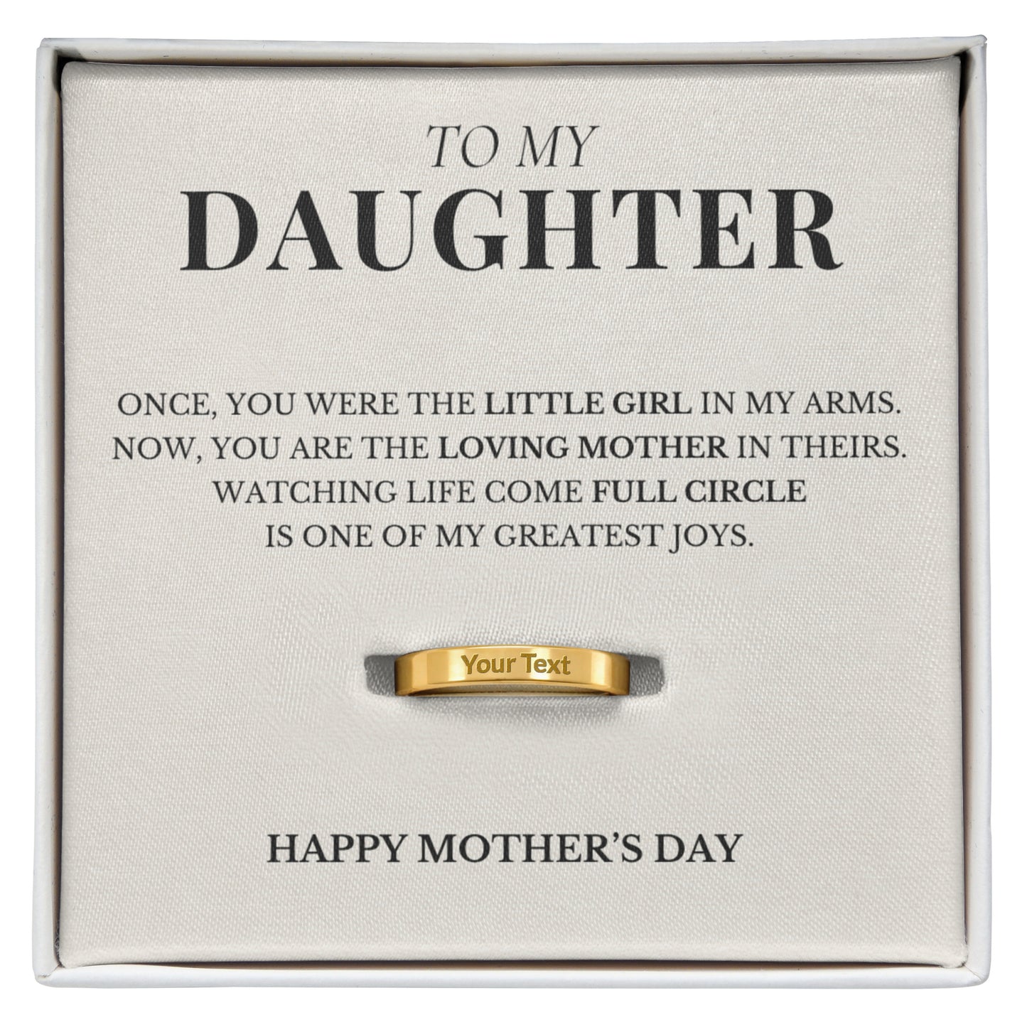To My Daughter - You Are The Loving Mother