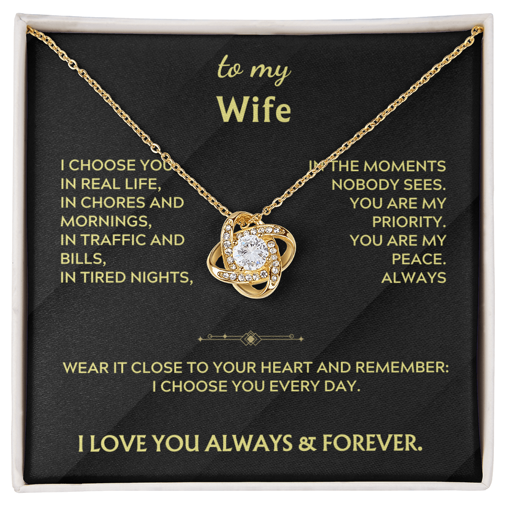 To My Wife - I choose you in real life