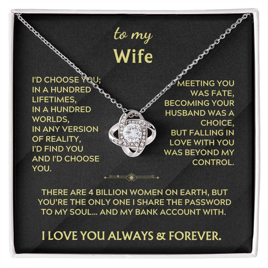 To My Wife - I would use my last breath to say I love you.