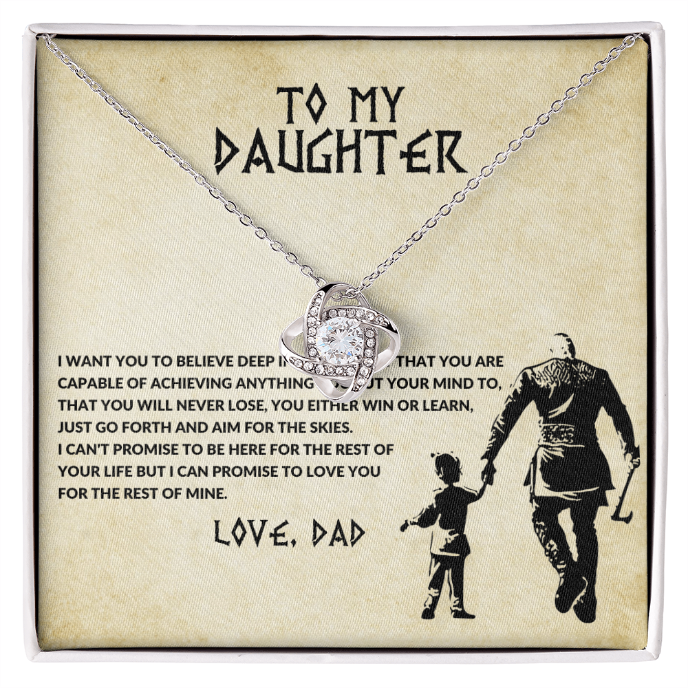 Dad - To my Daughter - I promise to love you...