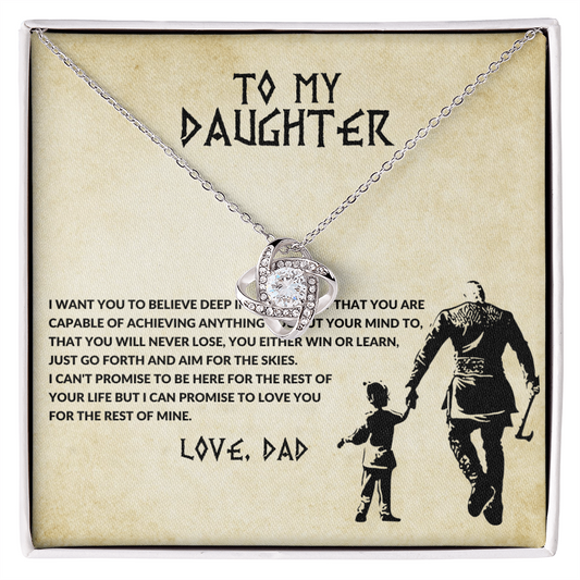 Dad - To my Daughter - I promise to love you...