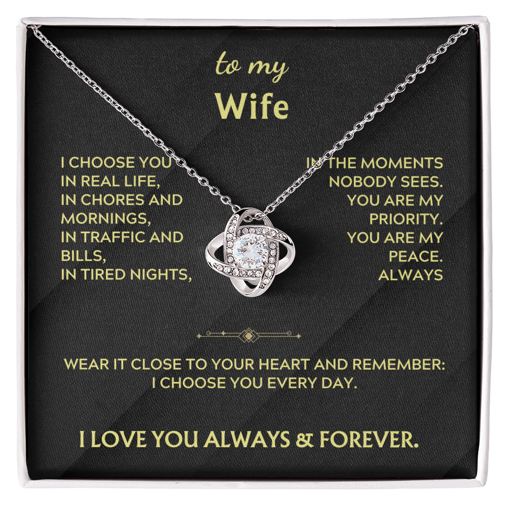 To My Wife - I choose you in real life