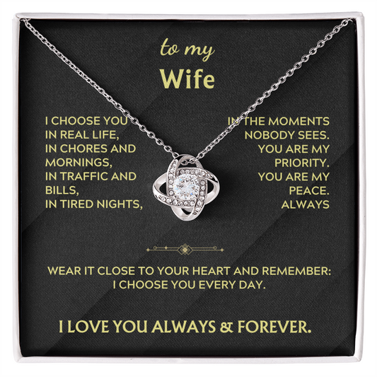 To My Wife - I choose you in real life