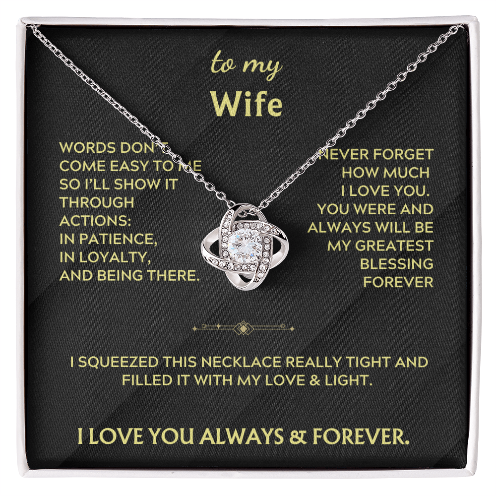 To My Wife - I'll show it through actions