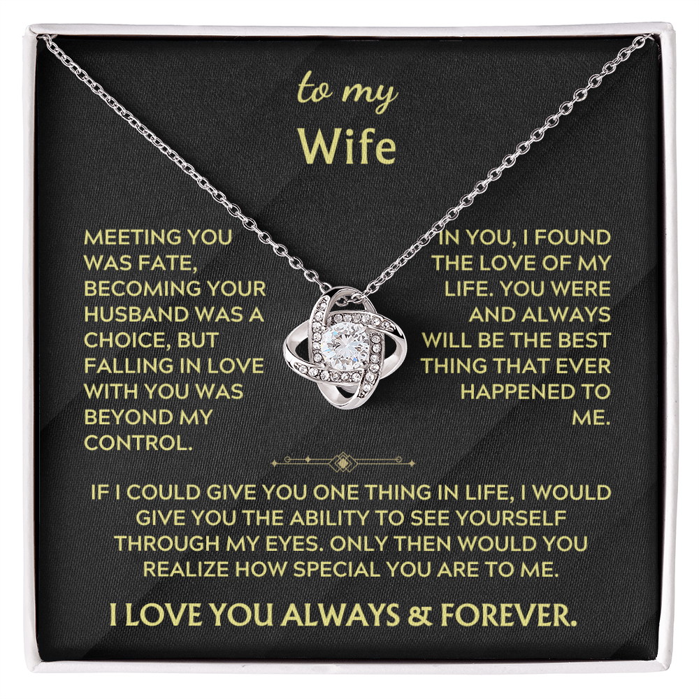 To My Wife - Meeting you was fate