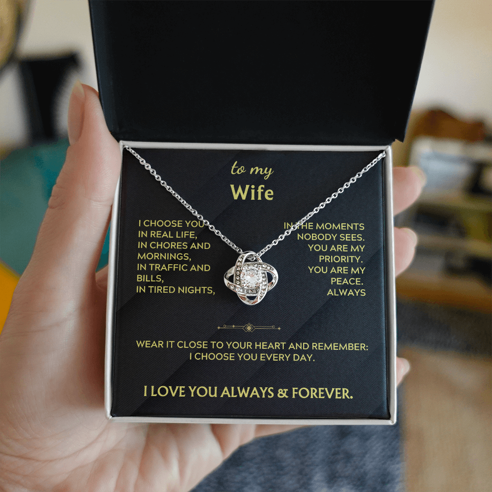 To My Wife - I choose you in real life