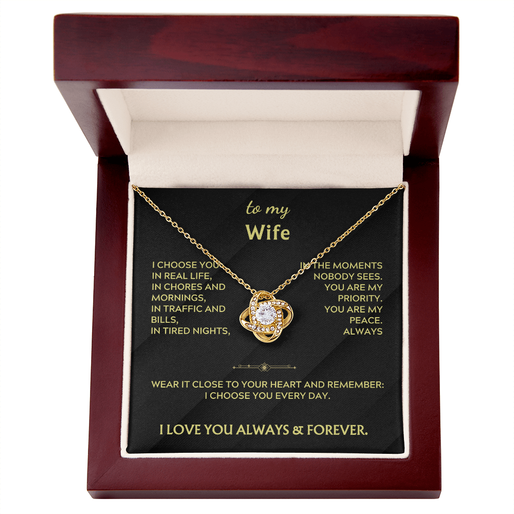 To My Wife - I choose you in real life