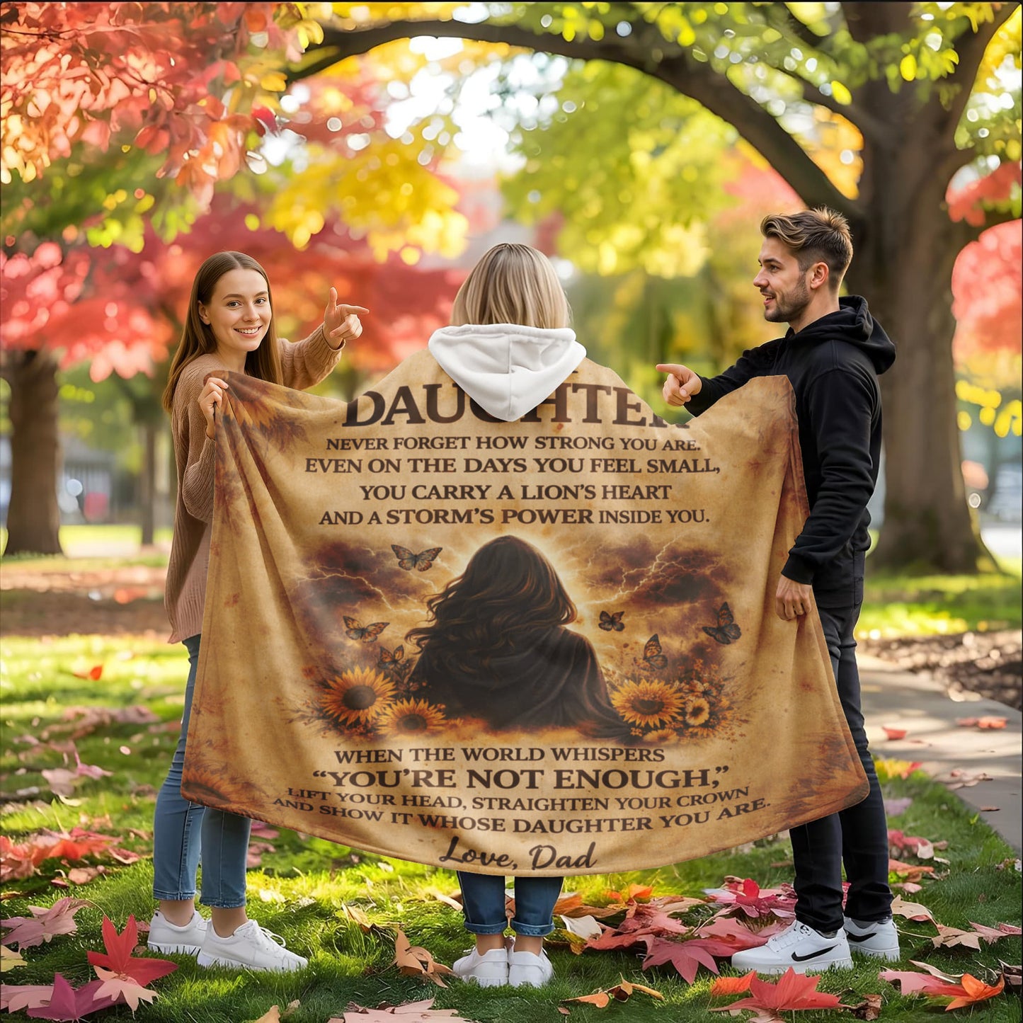 Dad - To My Daughter - Never forget how strong you are