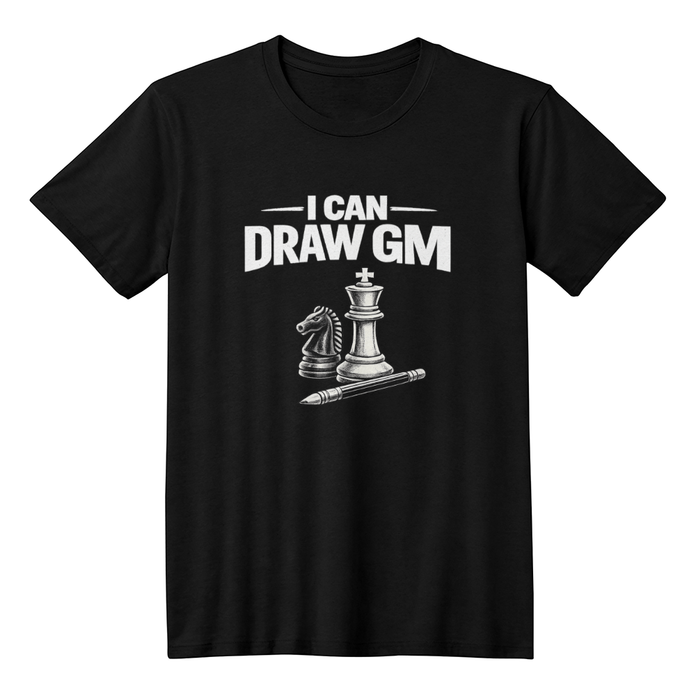 Chess T-Shirt -  I can draw GM