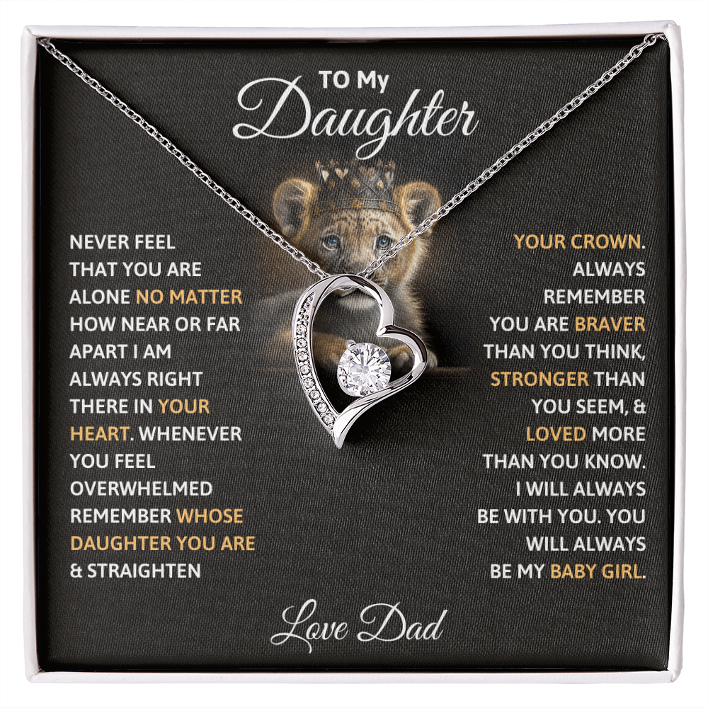 Dad - To My Daughter - I will always be with you