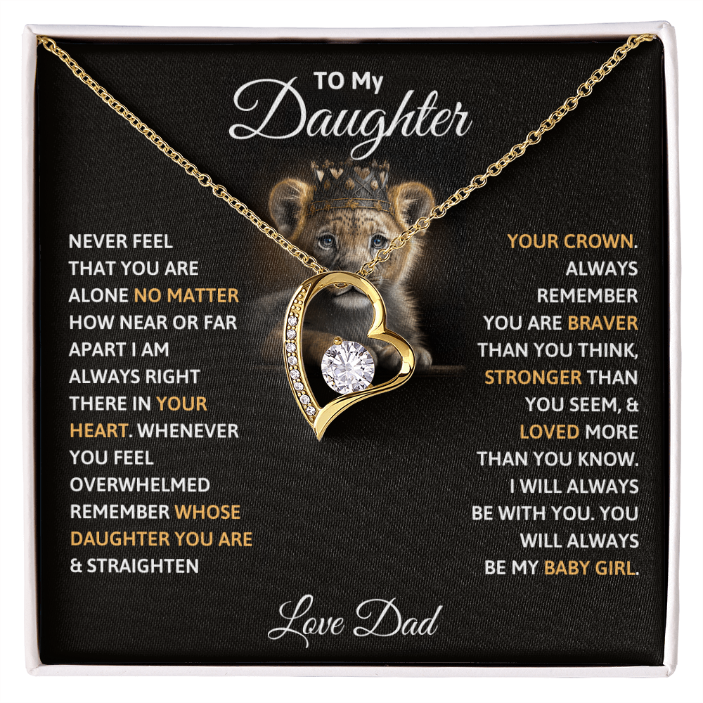 Dad - To My Daughter - I will always be with you